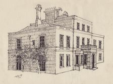 Georgian house, c1950. Creator: Shirley Markham