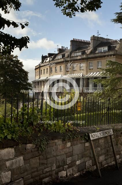 Georgian houses in The Paragon, Clifton, Bristol, 2011. Artist: Patricia Payne.
