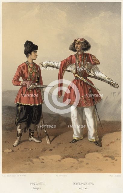 Georgian. Imeretin, 1862. Creator: Frants Taikhel.