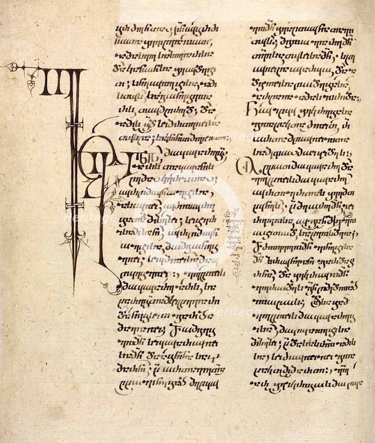 Georgian-language Manuscript, 12th-13th century. Artist: Anonymous master  