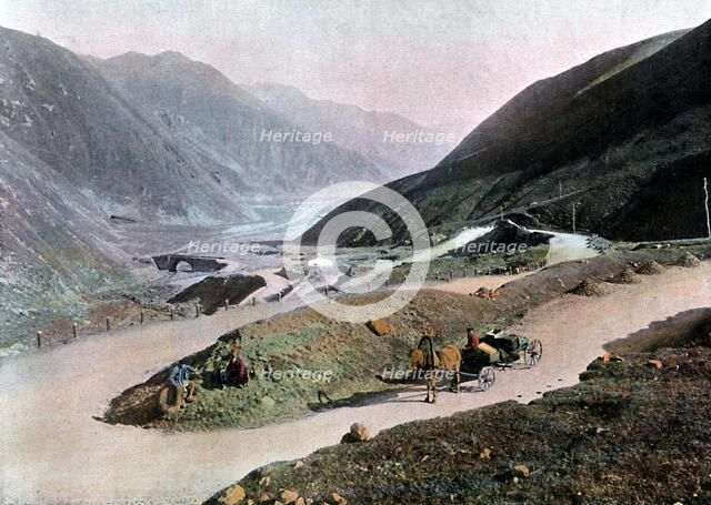 Georgian Military Road, c1890. Artist: Gillot