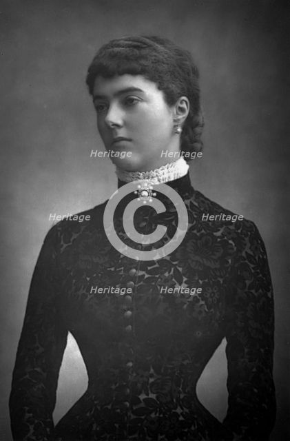 Georgiana, Countess of Dudley, 1890.Artist: W&D Downey
