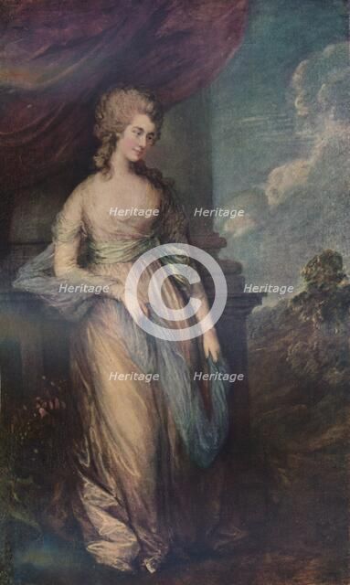 'Georgiana, Duchess of Devonshire', 1783, (1911). Artist: Thomas Gainsborough.