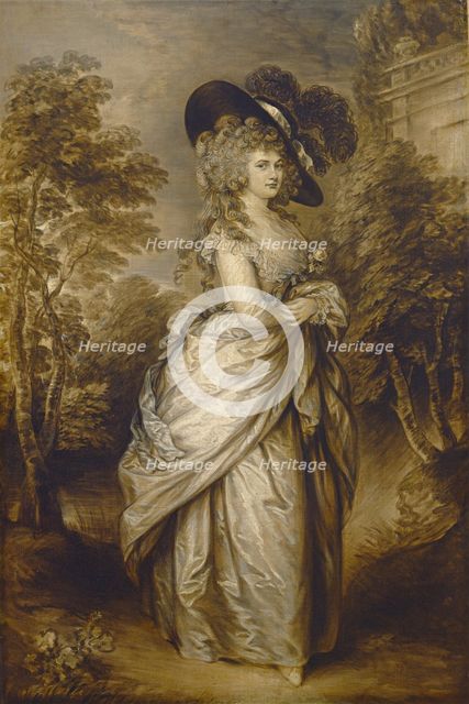 Georgiana, Duchess of Devonshire, c. 1787/1796. Creator: Gainsborough Dupont.