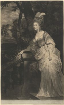 Georgiana (Spencer), Duchess of Devonshire, 1780. Creator: Valentine Green