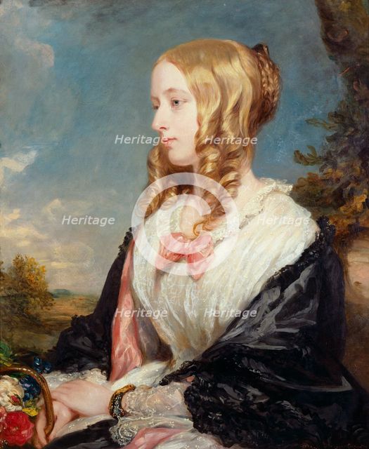 'Georgiana Thellusson', 1850. Artist: Margaret Carpenter.