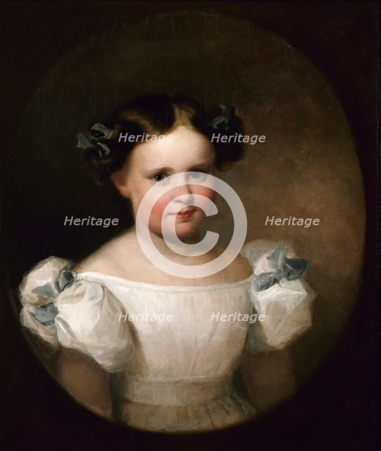 Georgianna Frances Adams, 1835. Creator: Asher Brown Durand.