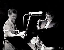 Georgie Fame and Alan Skidmore, Ronnie Scott's, London. Artist: Brian O'Connor