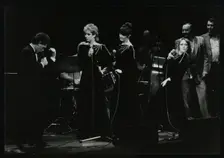 Georgie Fame and Sweet Substitute with Keith Smith's Hefty Jazz in concert, 1984. Creator: Denis Williams
