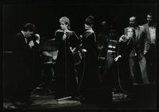 Georgie Fame and Sweet Substitute with Keith Smith's Hefty Jazz in concert, 1984. Creator: Denis Williams