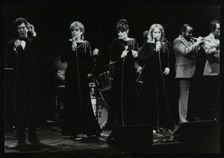 Georgie Fame and Sweet Substitute with Keith Smith's Hefty Jazz in concert, 1984. Creator: Denis Williams