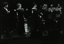 Georgie Fame and Sweet Substitute with Keith Smith's Hefty Jazz in concert, 1984. Creator: Denis Williams