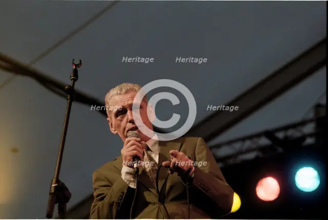 Georgie Fame, Brecon, 2005.   Artist: Brian O'Connor.