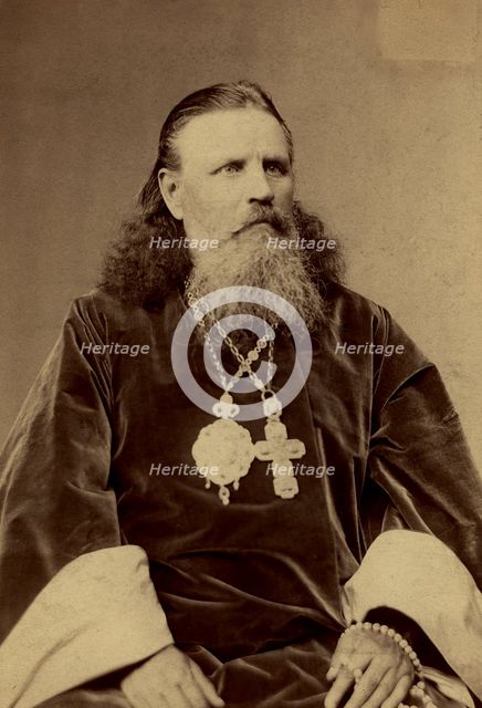Georgii Orlov, Bishop of Trans-Baikal and Nerchinsk, 1900. Creator: Aleksei Kuznetsov.