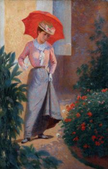 Geraniums, c1901. Creator: Zandomeneghi, Federico (1841-1917)