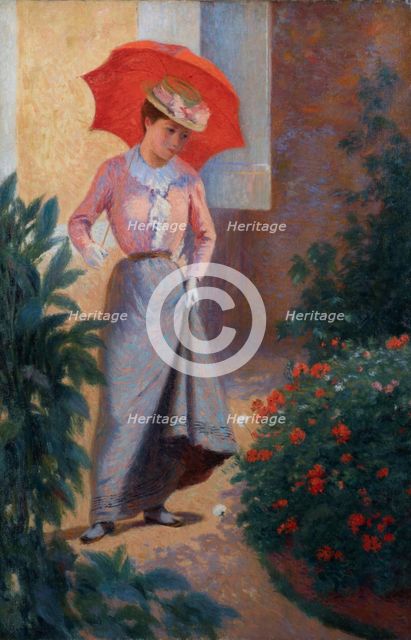 Geraniums, c1901. Creator: Zandomeneghi, Federico (1841-1917).
