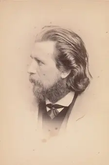 Gerald Massey, 1860s. Creator: John & Charles Watkins