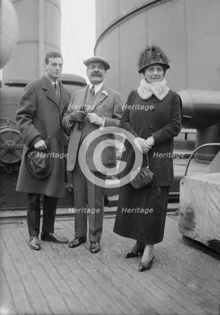 Gerald & Felix M. Warburg with Mrs. Maurice Loeb, between c1915 and c1920. Creator: Bain News Service.