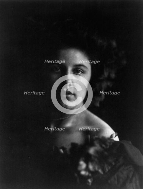 Geraldine Farrar, 1882-1967, between c1890 and c1910. Creator: Frances Benjamin Johnston.