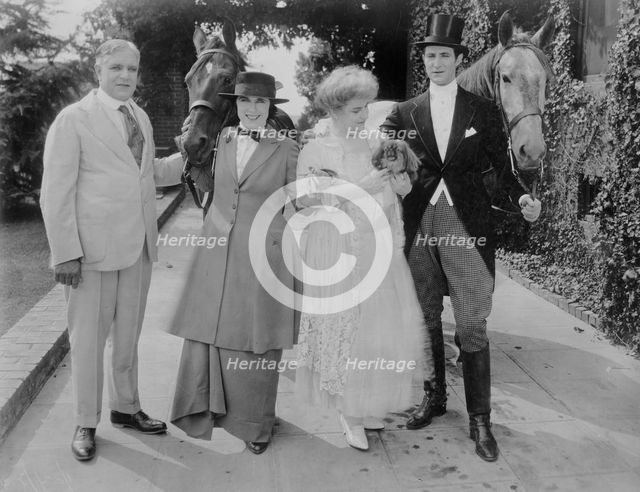 Geraldine Farrar with Lou Tellegen, between c1915 and c1920. Creator: Bain News Service.