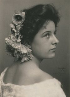 Geraldine Farrar , c1898. Creator: Addie Kilburn Robinson