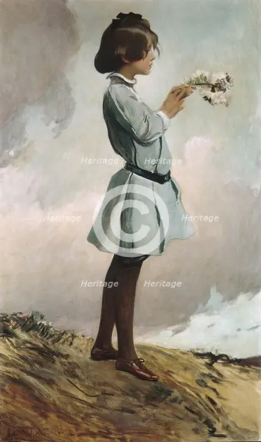 Geraldine Russell, 1902 or 1903. Creator: John White Alexander.