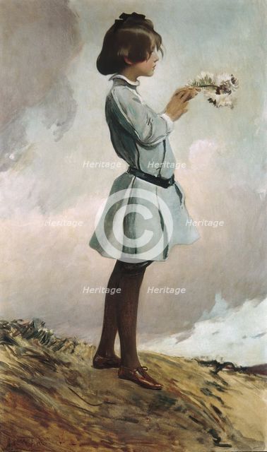 Geraldine Russell, 1902 or 1903. Creator: John White Alexander.