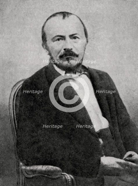 Gerard de Nerval, French poet, 1855. Artist: Unknown