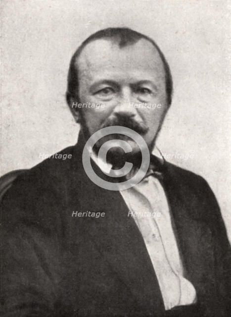 Gerard de Nerval, French poet, mid-19th century. Creator: Nadar.