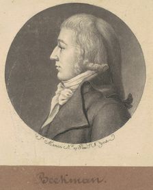 Gerard G. Beekman, Jr., 1797. Creator: Charles Balthazar Julien Févret de Saint-Mémin