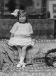 Gerard, J.M., Mrs., daughter of, portrait photograph, 1915 Dec. or 1916 Jan. Creator: Arnold Genthe