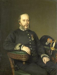 Gerard Johan Verloren van Themaat (1809-1890), Member of the Provincial Executive of Utrecht, 1874. Creator: Jan Hendrik Neuman
