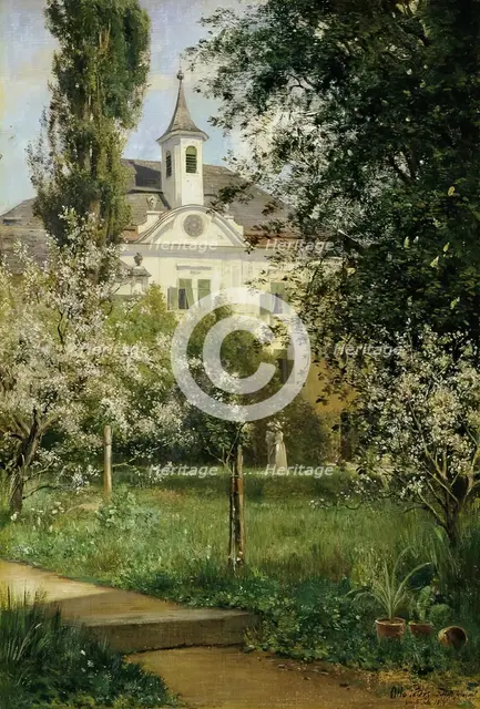 Gerasdorf Castle, 1891. Creator: Otto Seraphim Peters.
