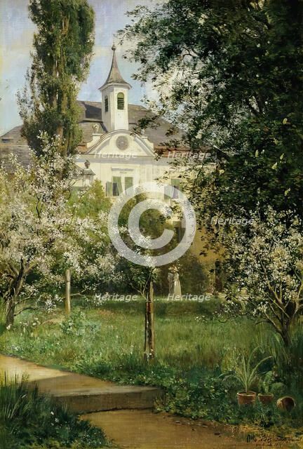 Gerasdorf Castle, 1891. Creator: Otto Seraphim Peters.