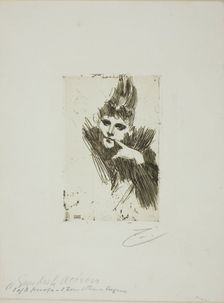 Gerda Grönberg I, 1891. Creator: Anders Leonard Zorn