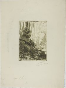 Gerda Grönberg II, 1892. Creator: Anders Leonard Zorn