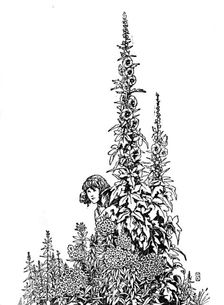 Gerda Knew Every Flower in the Garden c1930. Artist: W Heath Robinson