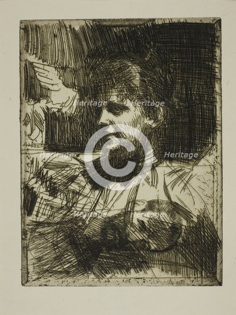Gerda Hagborg I ("Pour plaire"), 1893. Creator: Anders Leonard Zorn.