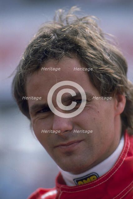 Gerhard Berger, British Grand Prix, Silverstone, Northamptonshire, 1989. Artist: Unknown