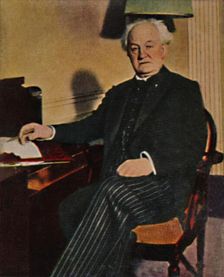 Gerhart Hauptmann - Geb. 1862 1934. Creator: Unknown