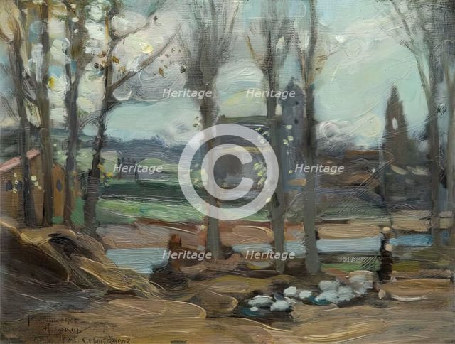 Gerona, 1903. Creator: Douglas Strachan.