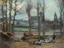 Gerona, 1903. Creator: Douglas Strachan