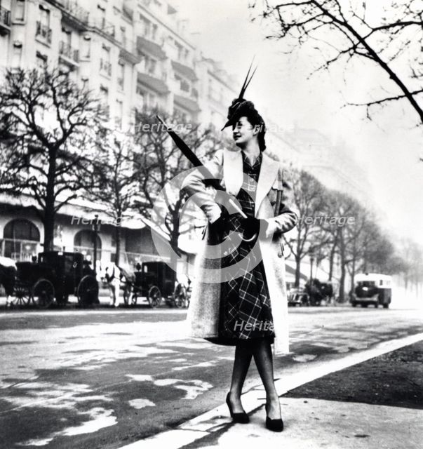 Germaine Leconte, Paris, February 1942. Artist: Unknown