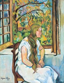 Germaine Utter at her window, 1926