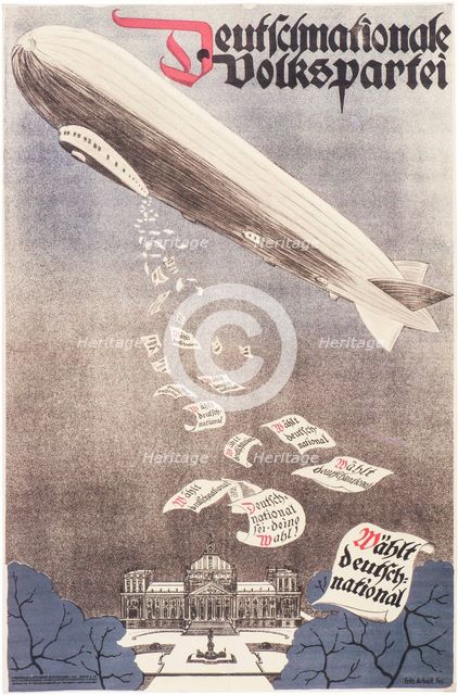 German National People's Party, 1924. Creator: Anon.