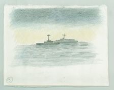 German naval bombardment of Scarborough, North Yorkshire, 1914 (2014). Creator: Judith Dobie
