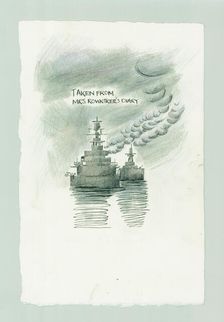 German naval bombardment of Scarborough, North Yorkshire, 1914 (2014). Creator: Judith Dobie