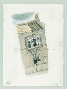 German naval bombardment of Scarborough, North Yorkshire, 1914 (2014). Creator: Judith Dobie