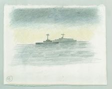 German naval bombardment of Scarborough, North Yorkshire, 1914 (2014). Creator: Judith Dobie