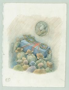 German naval bombardment of Scarborough, North Yorkshire, 1914 (2014). Creator: Judith Dobie